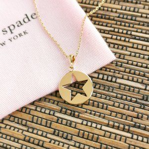 Kate Spade Symbols Star Mini Pendant Necklace Gold